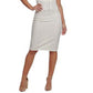 GUESS Women's Geo Lace Sleeveless Bodycon Dress White Size 10