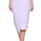 GUESS Women's Twist Front Scuba Crepe Sheath Dress Purple Size X-Small