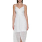 GUESS Women's Lace Midi Dress White Size 8