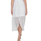 GUESS Women's Lace Midi Dress White Size 8
