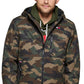 Tommy Hilfiger Men's Sherpa Lined Softshell Hooded Jacket Green Size XX-Large