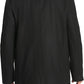 Tommy Hilfiger Men's Classic Double Breasted Peacoat with Detachable Scarf Black Size L