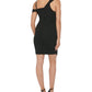 GUESS Women's Asymmetrical Bodycon Dress Black Size 0