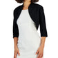 Connected Women's Bolero Jacket Black Size Medium