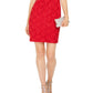 Connected Women's Sequined Lace Sweetheart Sheath Dress Red Size 8