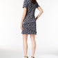 Connected Women's Printed Tiered Dress Blue Size 10Petite