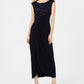 Connected Women's Soutache Faux Wrap Gown Blue Size 10 Petite