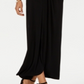 Connected Women's Embroidered Mesh Faux Wrap Gown Black Size 10