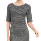 Connected Women's Starburst Sheath Dress Black Size 10Petite
