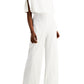 Connected Women's Popover Jumpsuit White Size 10Petite