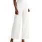 Connected Women's Popover Jumpsuit White Size 10Petite