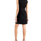 Connected Women's Lace Combo Sheath Dress Black Size 4Petite