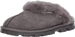 UGG Women's Shearling Lined Slipper Gray Size 7