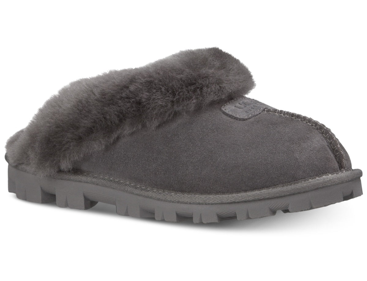 UGG Women's Shearling Lined Slipper Gray Size 10