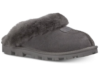 UGG Women's Shearling Lined Slipper Gray Size 10