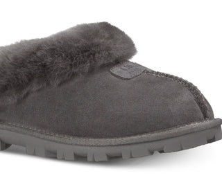 UGG Women's Shearling Lined Slipper Gray Size 10