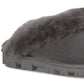 UGG Women's Shearling Lined Slipper Gray Size 10