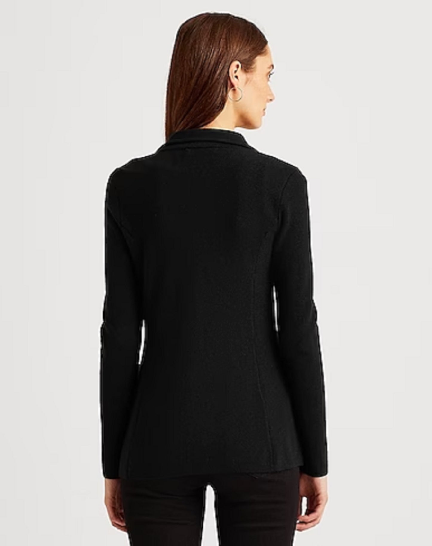 Ralph Lauren Women's Sweater Blazer Black Size Medium