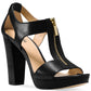 Michael Kors Women's Berkley Heeled Platform Sandal Black Size 7