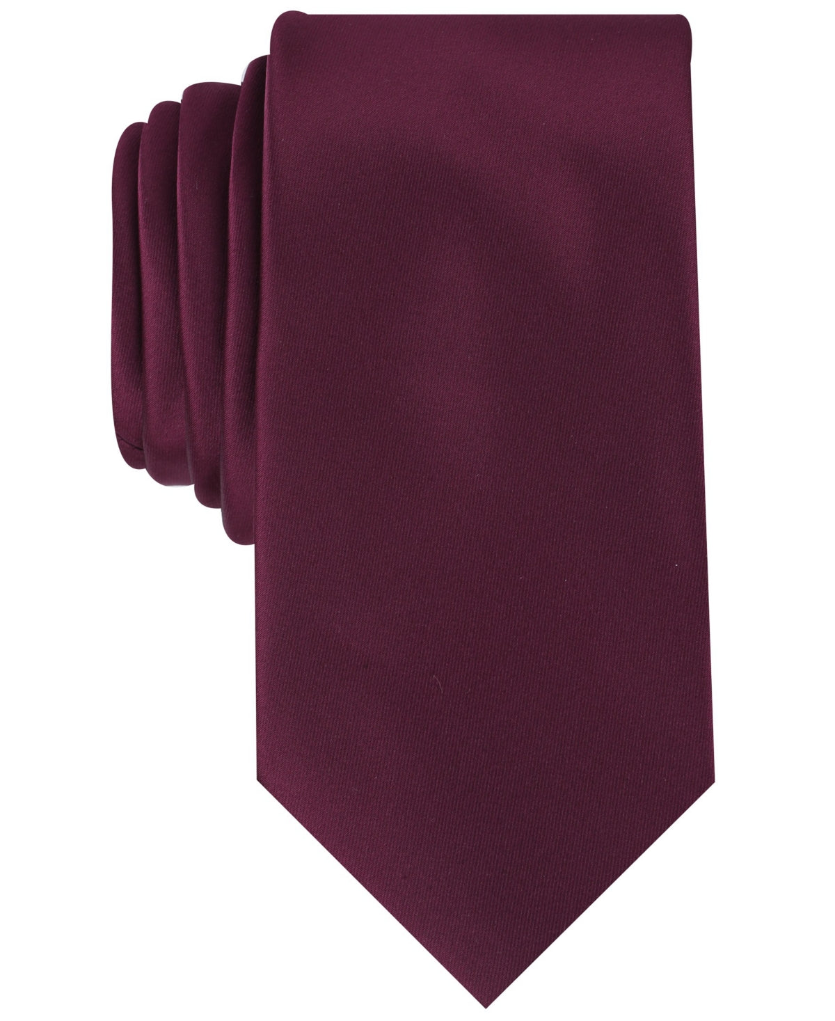 Perry Ellis Men's Satin Solid Tie Red Size Regular