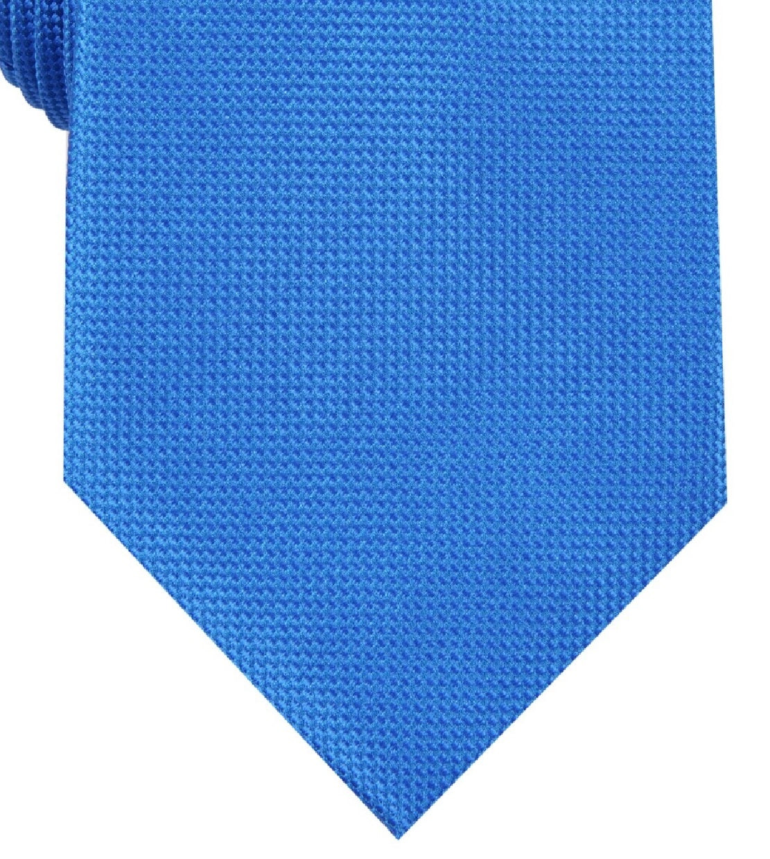 Perry Ellis Men's Oxford Solid Tie Blue Size Regular