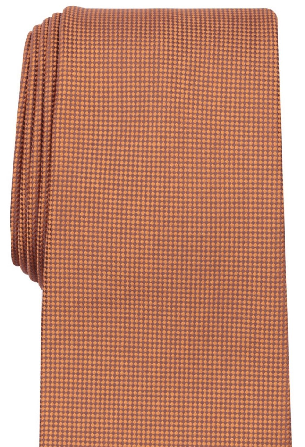 Perry Ellis Men's Oxford Solid Tie Brown Size Regular