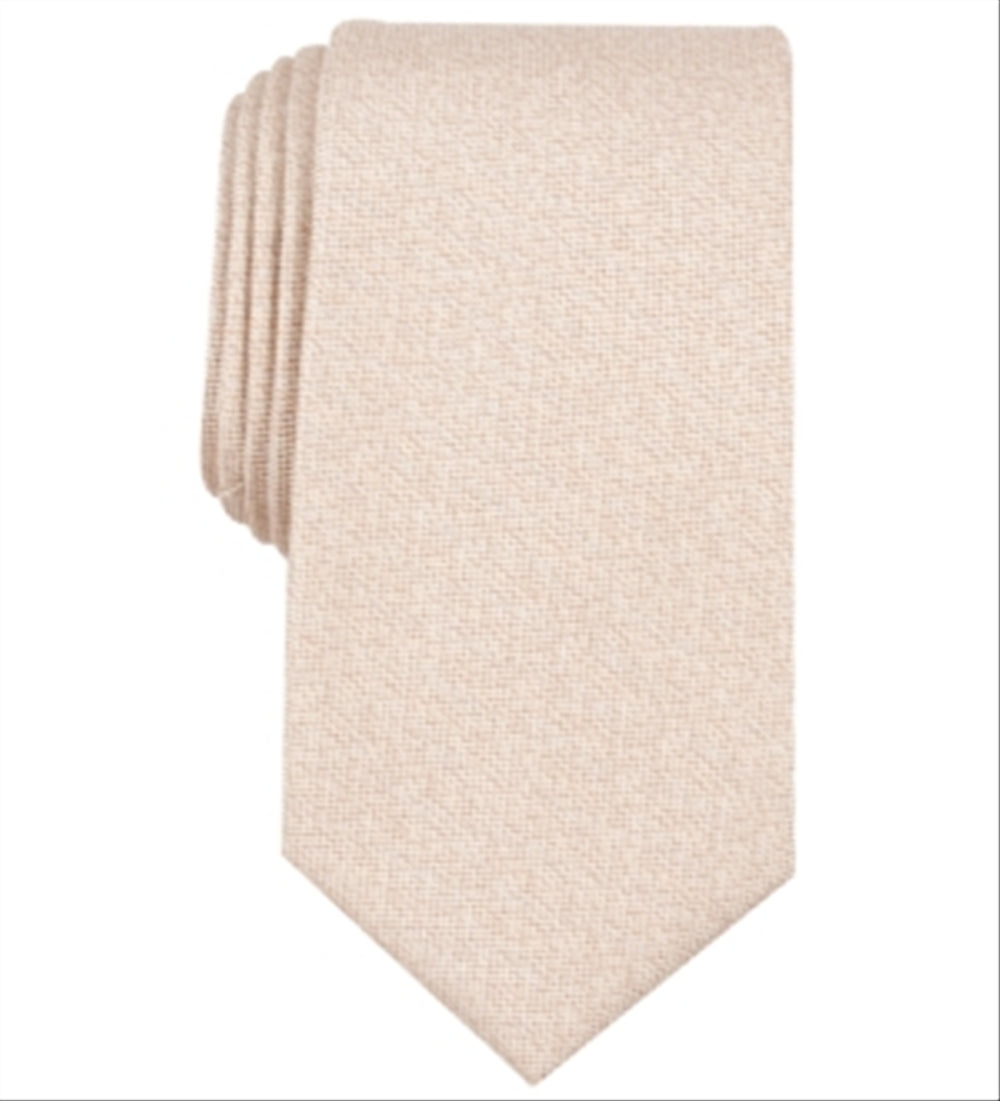 Perry Ellis Portfolio Men's Laurel Slim Tie Beige Size Regular