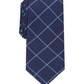 Alfani Men's Robinson Grid Tie Blue Size Regular