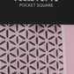 Alfani Men's Geometric Pocket Square Pink Size Regular