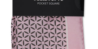 Alfani Men's Geometric Pocket Square Pink Size Regular