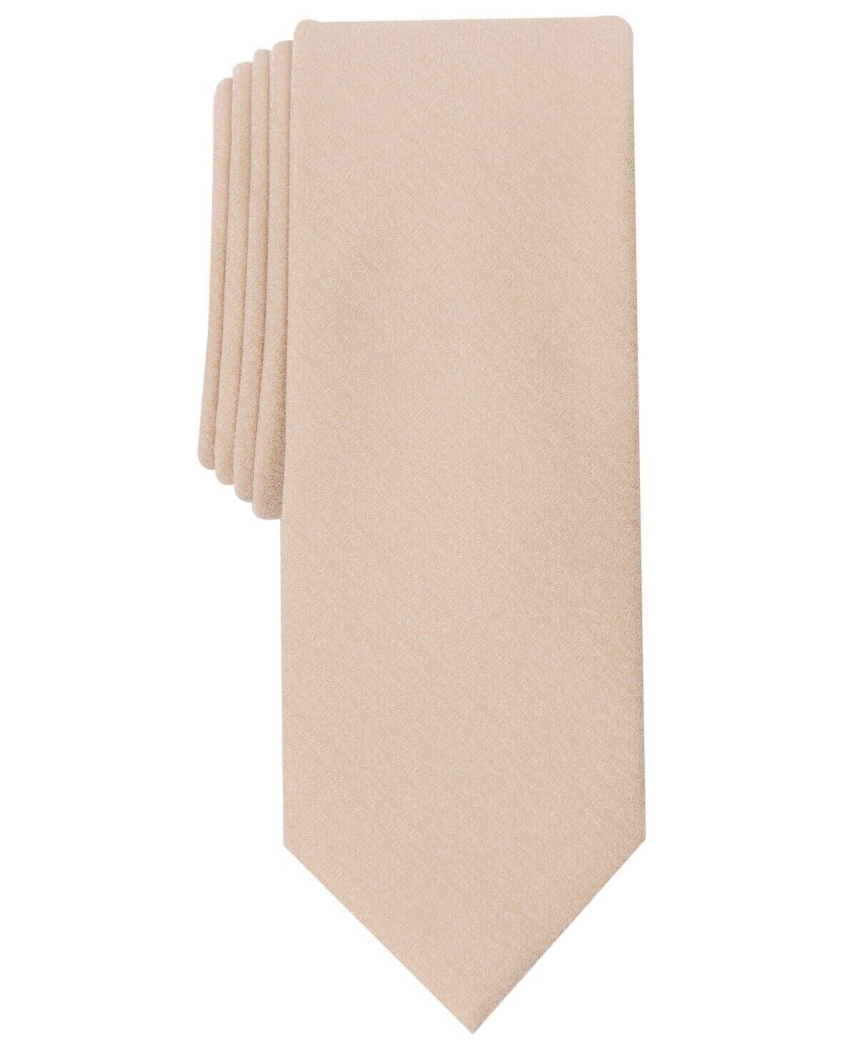 Bar III Men's Sable Solid Tie Beige Size Regular