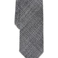 INC International Concepts Men's Glen Plaid Skinny Tie Black Size Regular