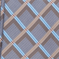 Perry Ellis Men's Lance Classic Grid Tie Brown Size Regular
