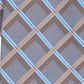 Perry Ellis Men's Lance Classic Grid Tie Brown Size Regular