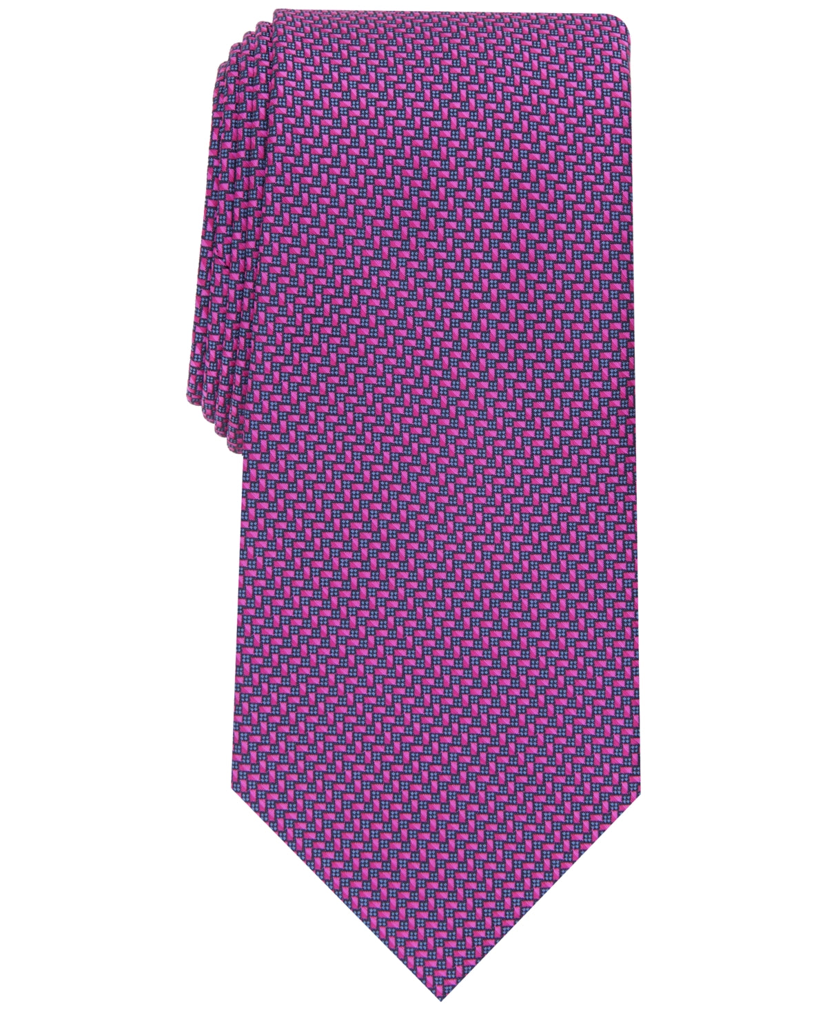 Perry Ellis Men's Harding Micro Tie Purple Size Regular