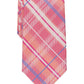 Perry Ellis Men's Dixon Plaid Tie Pink Size Regular