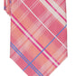 Perry Ellis Men's Dixon Plaid Tie Pink Size Regular