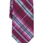 Perry Ellis Men's Dixon Plaid Tie Pink Size Regular