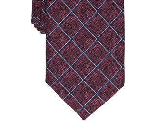 Alfani Men's Wendell Grid Tie Red Size Regular