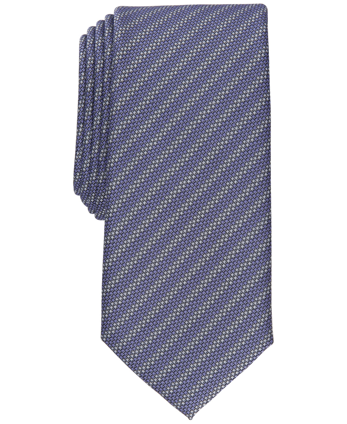 Alfani Men's Garrett Stripe Tie Purple Size Regular