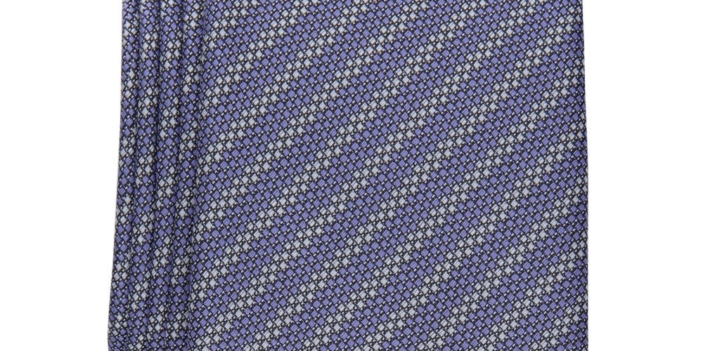 Alfani Men's Garrett Stripe Tie Purple Size Regular