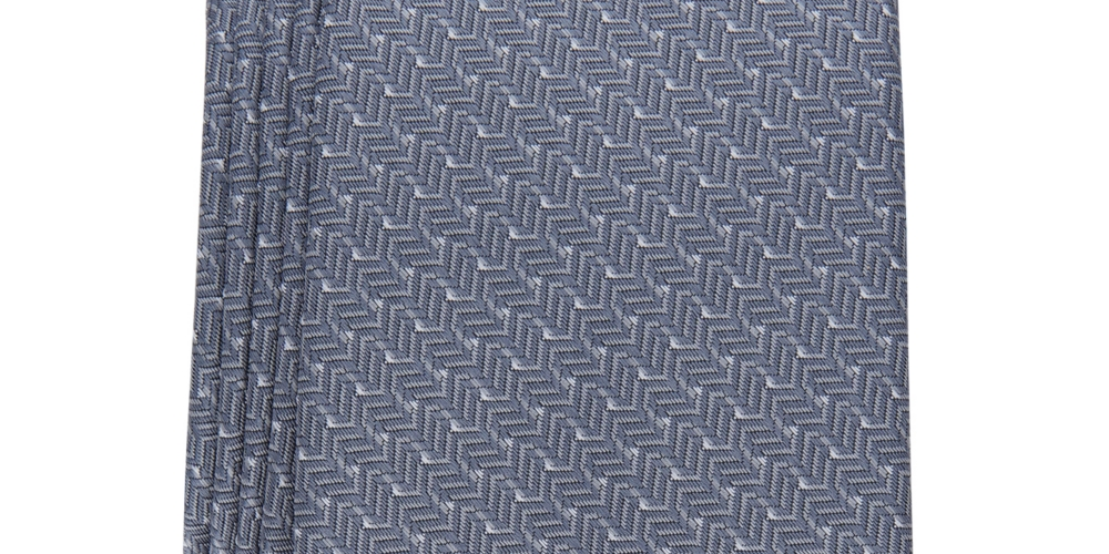 Alfani Men's Wells Geo Print Tie Gray Size Regular