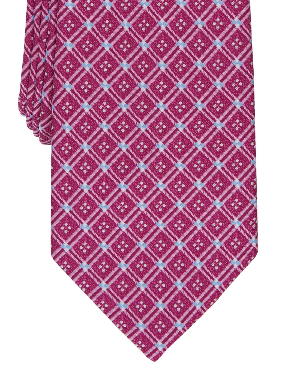 Perry Ellis Men's Selby Neat Tie Pink Size Regular