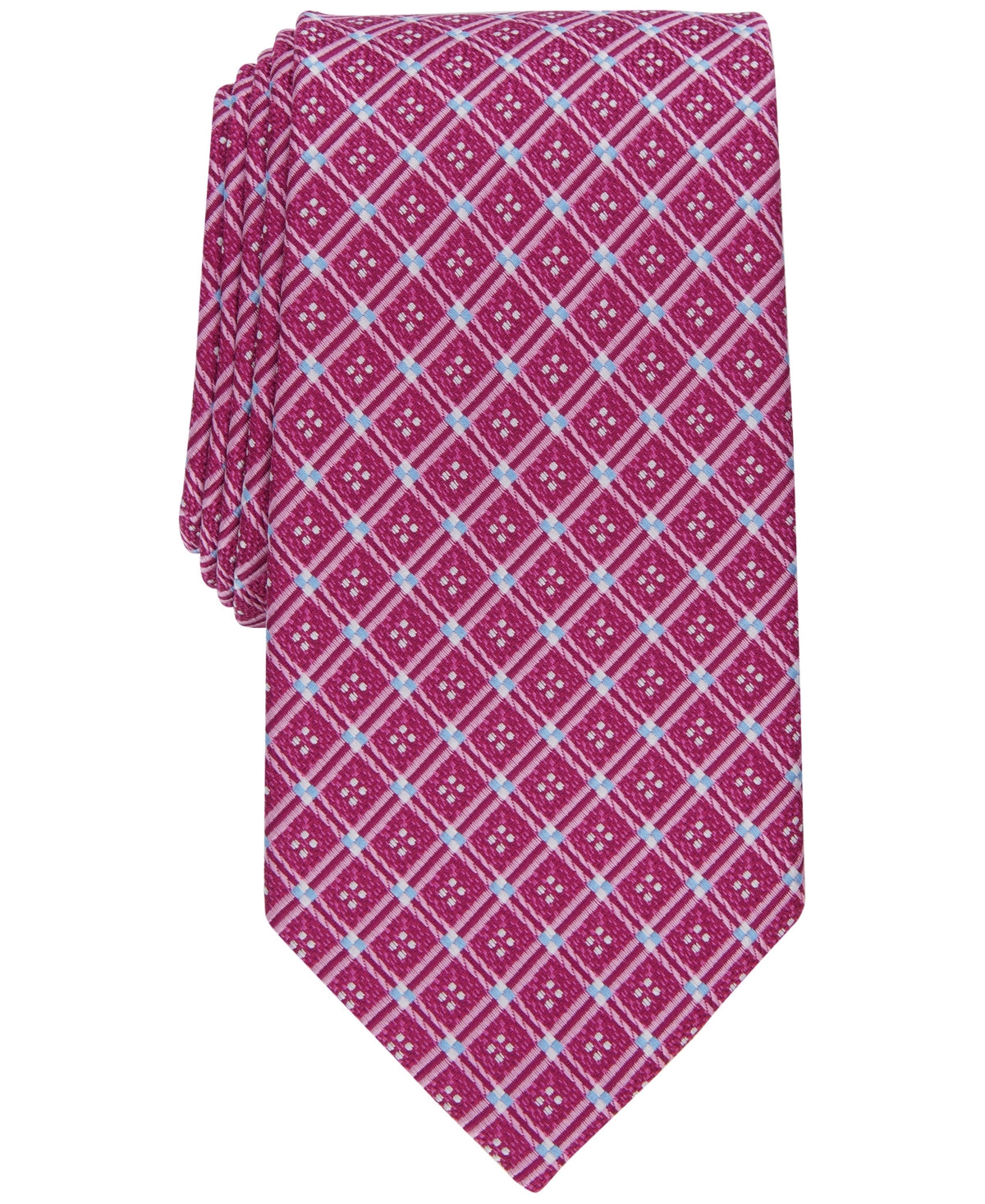 Perry Ellis Men's Selby Neat Tie Pink Size Regular