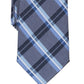 Perry Ellis Men's Caplan Plaid Tie Blue Size Regular