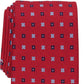 Club Room Men's Orme Geometric Classic Tie Red Size Regular