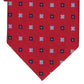 Club Room Men's Orme Geometric Classic Tie Red Size Regular