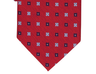 Club Room Men's Orme Geometric Classic Tie Red Size Regular