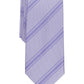 Alfani Men's Trinity Stripe Slim Tie Purple Size Regular