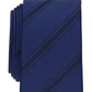 Alfani Men's Trinity Stripe Slim Tie Blue Size Regular